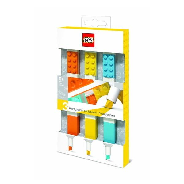 Komplet 3 zakreślaczy LEGO®