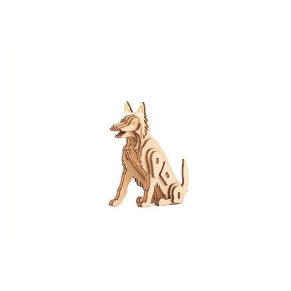 Puzzle drewniane 3D z motywem psa Kikkerland Dog