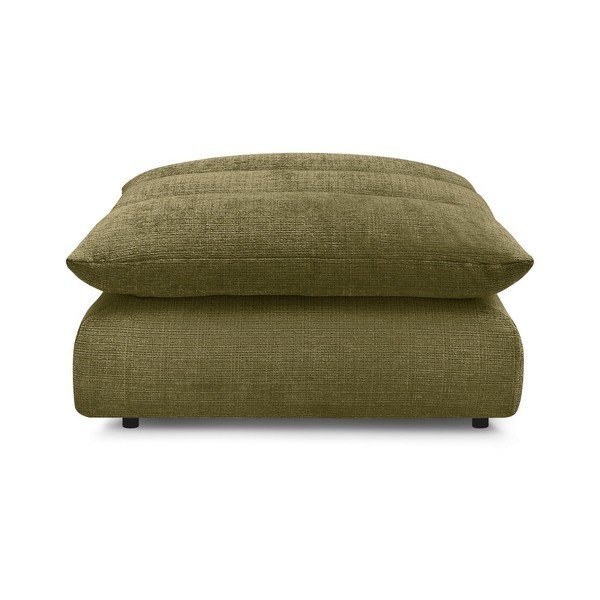 Zielony podnóżek z tkaniny szenilowej Neil – Bobochic Paris-image-3