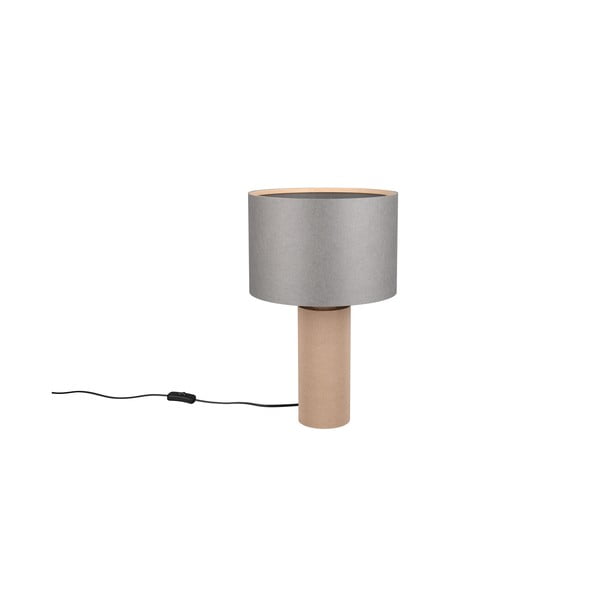 Szaro-beżowa lampa stołowa (wysokość 48 cm) Canio – Trio-image-4