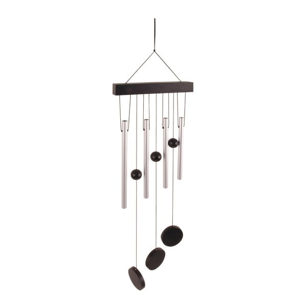 Dzwonki wietrzne w srebrnym kolorze Esschert Design, 58 cm