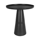 Czarny metalowy stolik Leitmotiv Force, wys. 43 cm
