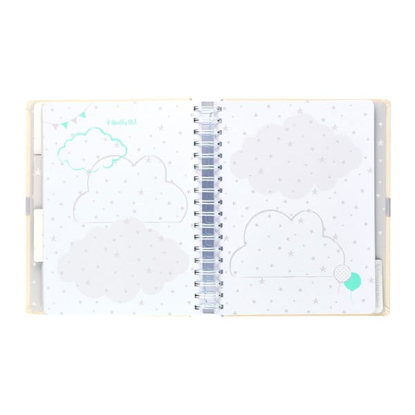 Beżowy pamiętnik małego dziecka Busy B-image-4