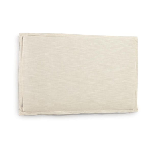 Biały tapicerowany zagłówek 186x106 cm Tanit – Kave Home