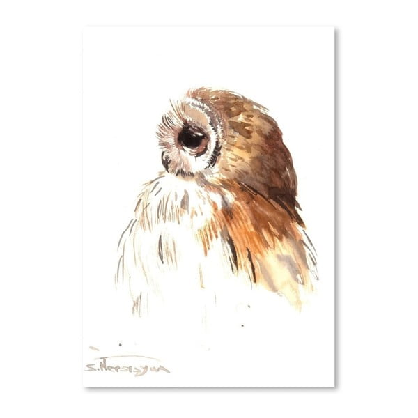 Plakat Brown Owl (projekt Surena Nersisyana), 42x30 cm