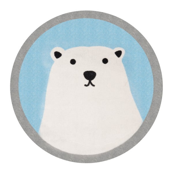 Dywan dziecięcy Zala Living Ledni Polar Bear, ⌀ 100 cm