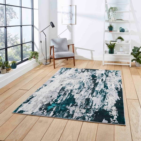 Szaro-zielony dywan Think Rugs Apollo, 120x170 cm-image-1