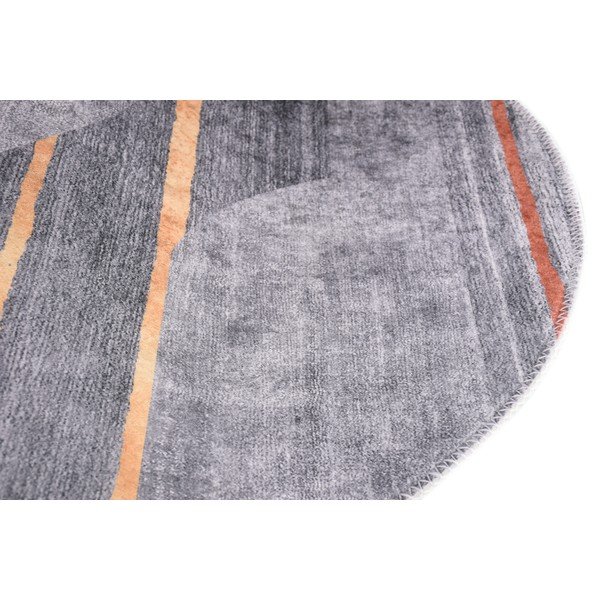 Szary dywan odpowiedni do prania 120x180 cm Oval – Vitaus-image-2