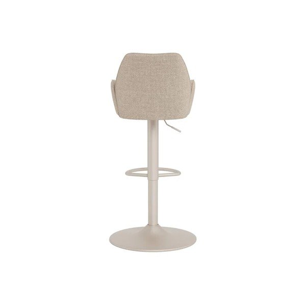 Beżowy tapicerowany hoker (wysokość siedziska 64 cm) Glenda – Actona-image-4