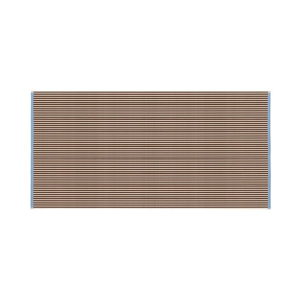 Brązowy/kremowy bawełniany ręcznik kąpielowy frotte 70x140 cm Gobo – noo.ma-image-2