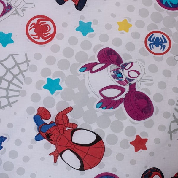 Niebieska bawełniana pościel dziecięca jednoosobowa 140x200 cm Spidey – Jerry Fabrics-image-4