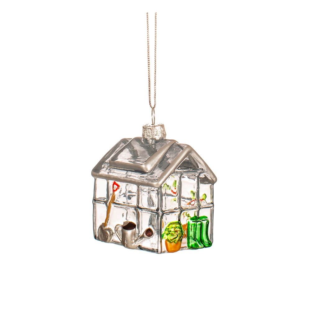 Szklana ozdoba świąteczna wykonana ręcznie 6 cm Greenhouse – Sass & Belle