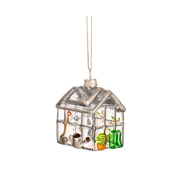 Szklana ozdoba świąteczna wykonana ręcznie 5 cm Greenhouse – Sass & Belle
