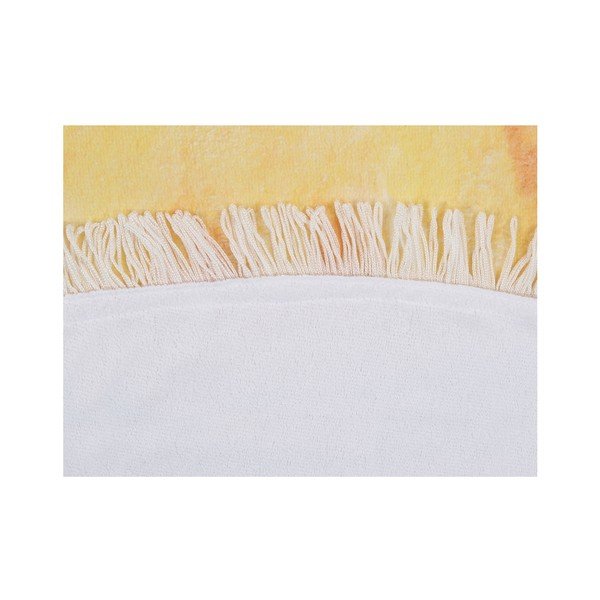 Kolorowy ręcznik plażowy ze 100% bawełny Ananas, ⌀ 150 cm-image-1
