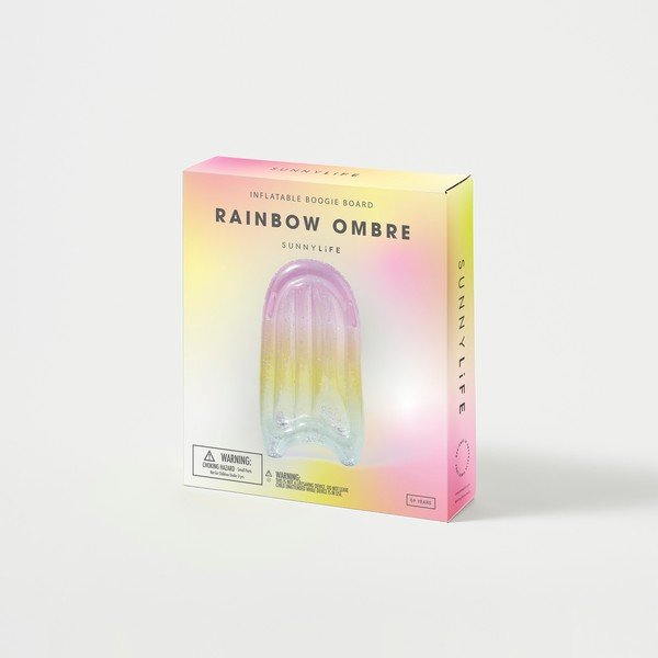 Leżak dmuchany Sunnylife Rainbow Ombre-image-4