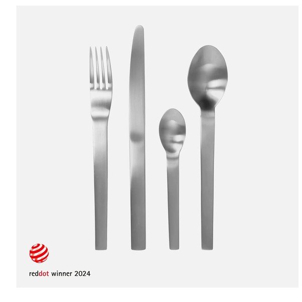 Sztućce ze stali nierdzewnej w kolorze srebra 24 szt. Boldi – FABINI-image-4