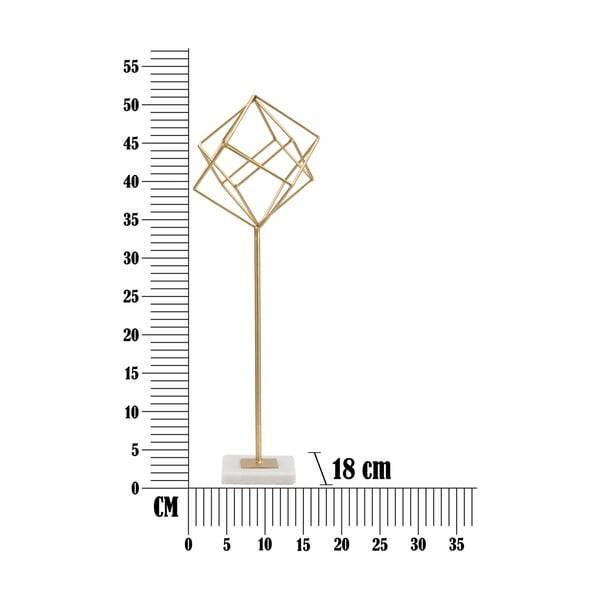 Figurka w kolorze złota Mauro Ferretti Cube-image-2