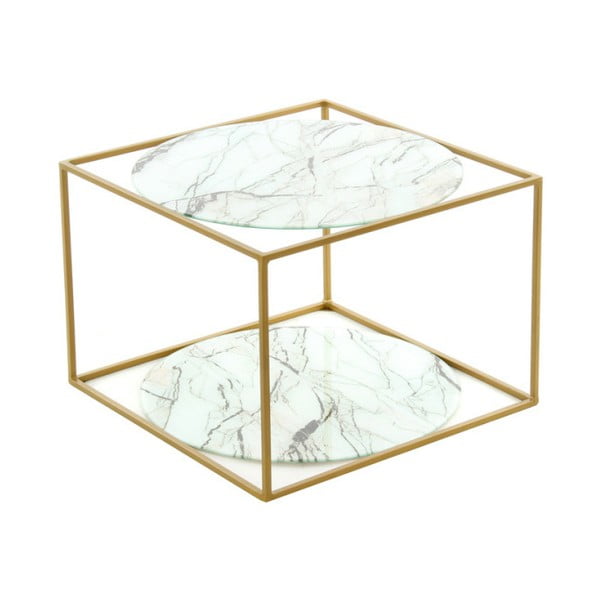 Stolik 360 Living Curtis Weich Marble Gold