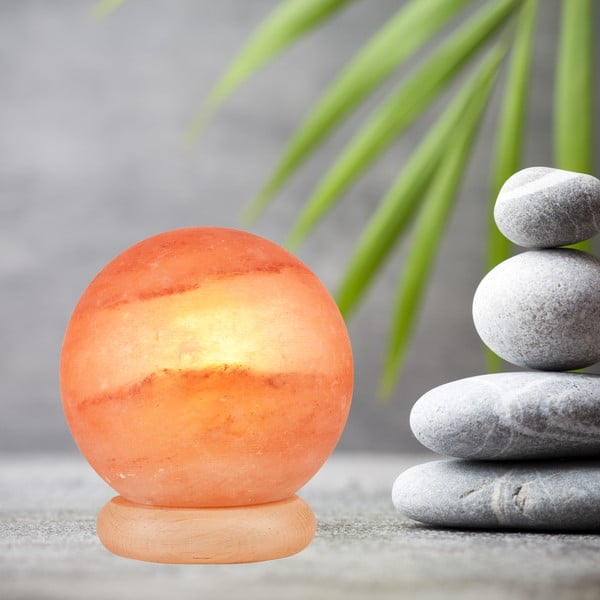 Pomarańczowa lampa solna, wys. 16 cm Sally – LAMKUR-image-1