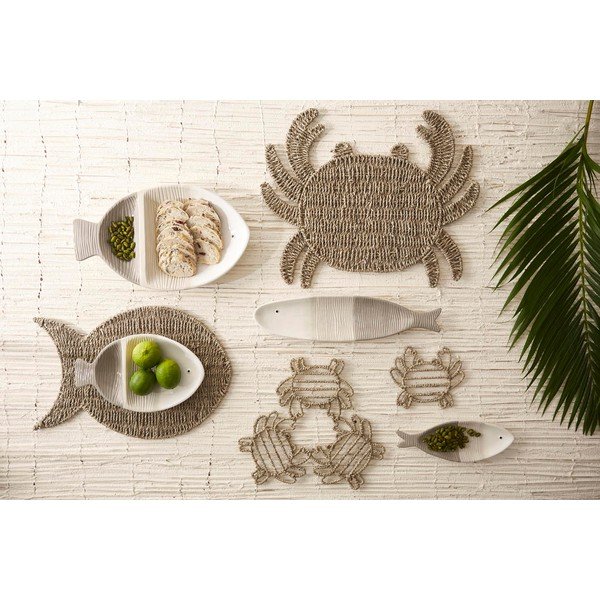 Mata stołowa z trawy morskiej 38x48 cm Sumatra – Côté Table-image-1