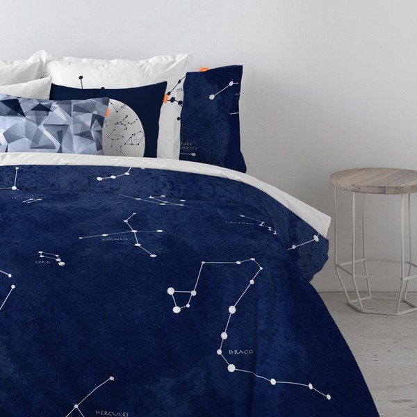 Bawełniana poszwa na kołdrę Blanc Cosmos, 140x200 cm-image-4