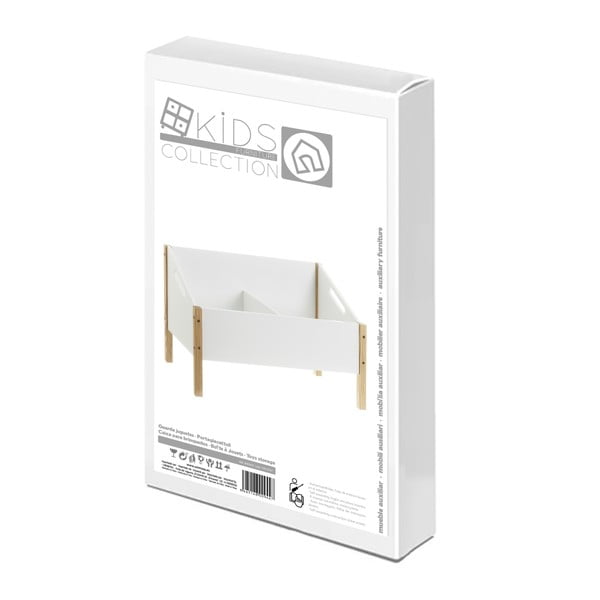 Biały regał dziecięcy 63x42 cm – Casa Selección-image-4
