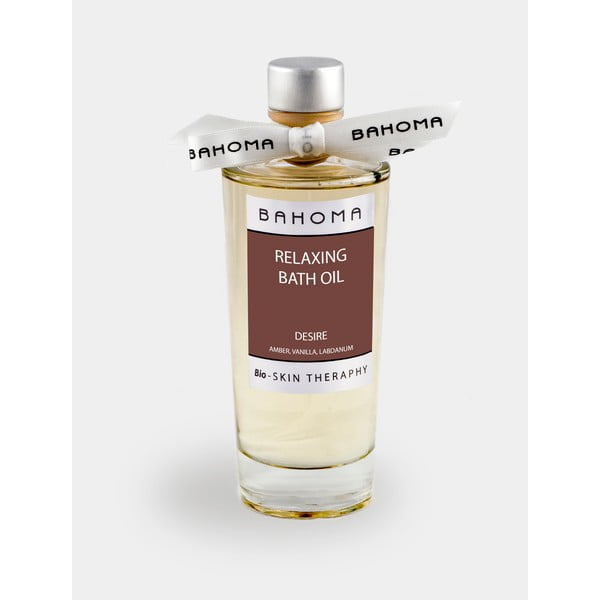Olej do kąpieli o zapachu bursztynu i lilii Bahoma London, 200 ml