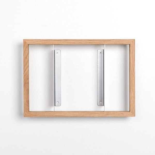 Półka na książki z drewna dębowego das kleine b b1, 22x32 cm-image-2