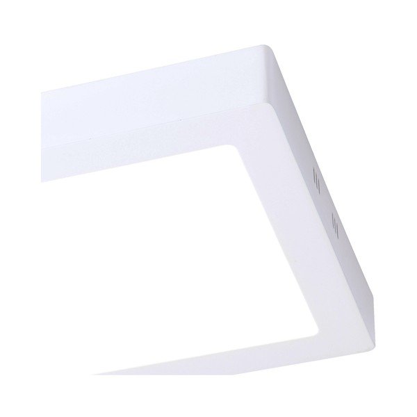 Biała czworokątna lampa sufitowa SULION, 30x30 cm-image-3