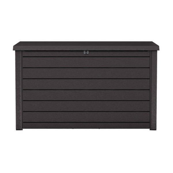 Brązowa plastikowa skrzynia ogrodowa Ontario – Keter-image-4