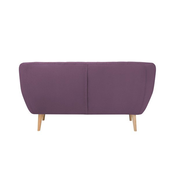 Fioletowa aksamitna sofa Mazzini Sofas Sardaigne, 158 cm-image-3