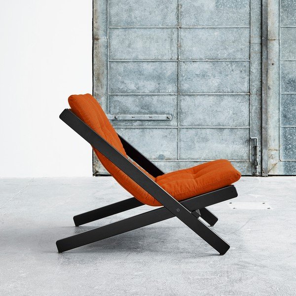 Fotel składany Karup Boogie Black/Orange-image-2