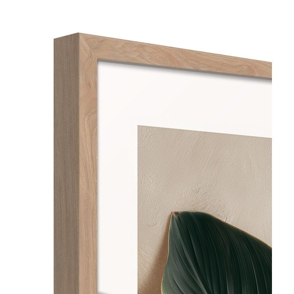 Obraz drukowany z ramą w zestawie 50x70 cm Strelizia Leaf – Styler-image-4