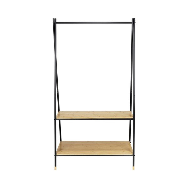 Czarno-naturalny metalowy stojak na ubrania Loft – Wenko-image-3