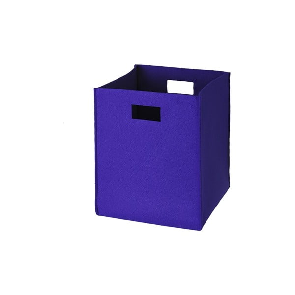 Filcowe pudełko 36x30 cm, niebieskie