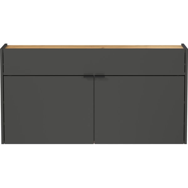Antracytowa szafka 110x57x22 cm Ameca – Germania-image-2