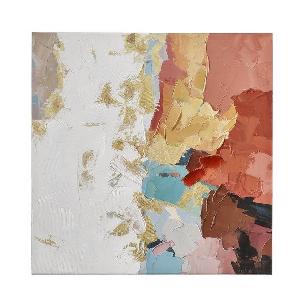 Obraz drukowany/z ręcznie malowanymi elementami na płótnie 80x80 cm Crown – Bizzotto