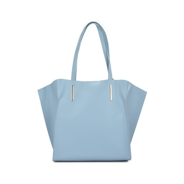 Jasnoniebieska torebka skórzana Mangotti Bags Caritta-image-3