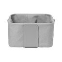 Jasnoszary materiałowy koszyk na chleb Blomus Bread, 20x20 cm