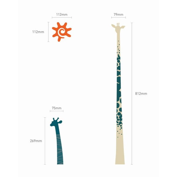 Naklejka Giraffe Queen of the Savane-image-2