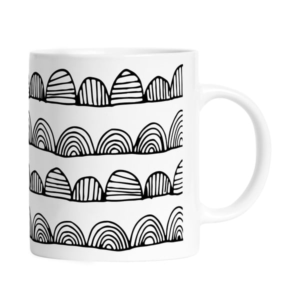 Kubek Black Shake Bumpy Stripes, 330ml-image-2