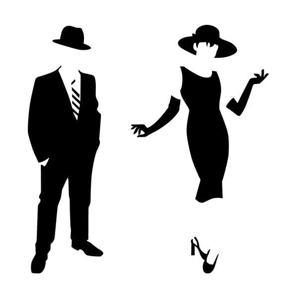 Naklejka Ambiance Elegant Restroom, 25x25 cm-image-1