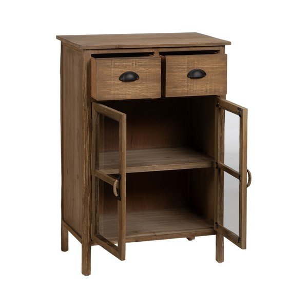 Witryna z litego drewna jodłowego 64x92,5 cm – Ixia-image-2