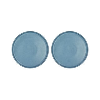 Niebieskie porcelanowe talerzyki deserowe zestaw 2 szt. ø 20,8 cm Fjord – Villa Collection