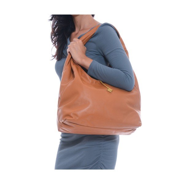 Skórzana torebka Tote 2106 Cognac-image-1