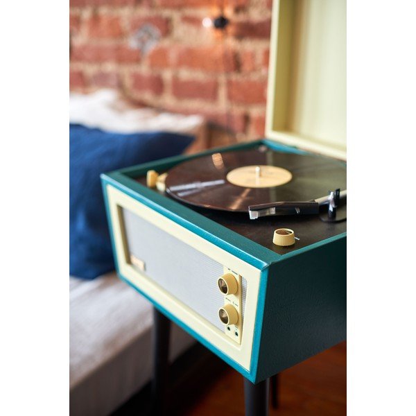 Zielony gramofon na nogach Crosley Sterling Green-image-2