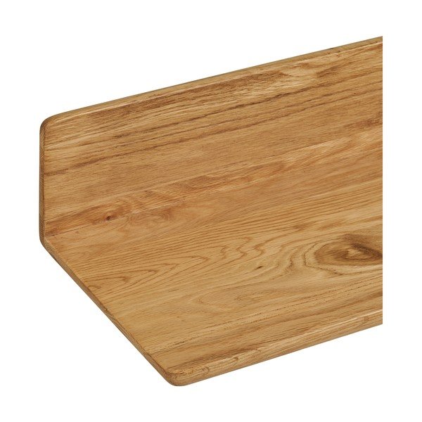 Półka z litego drewna dębowego w jasnym naturalnym kolorze 60 cm Salina – House Nordic-image-4