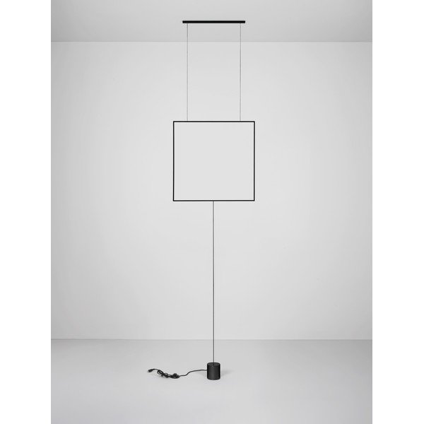 Metalowa lampa stojąca LED w kolorze matowej czerni (wysokość 392 cm) Dahlia – Nova Luce-image-4