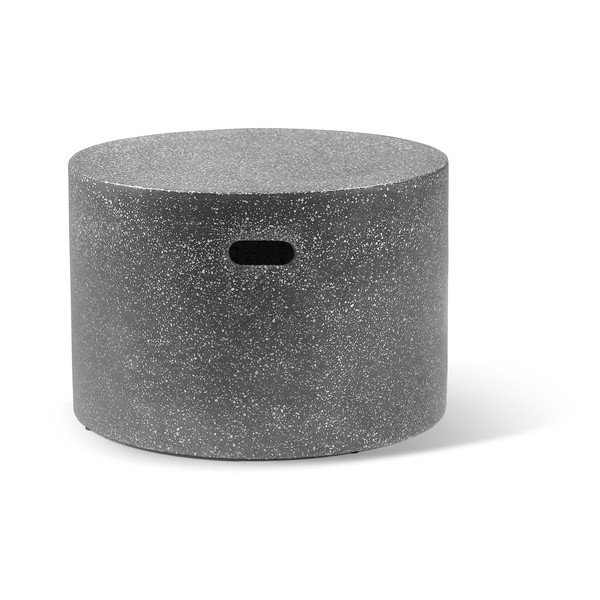 Czarny ogrodowy stolik Bonami Selection Loris, ø 60 cm