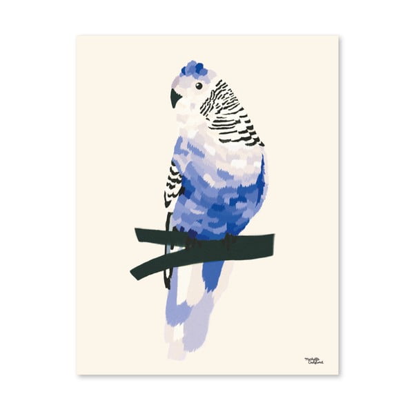 Plakat Michelle Carlslund Blue Bird, 30x40 cm